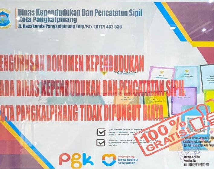 pelayanan gratis info dukcapil