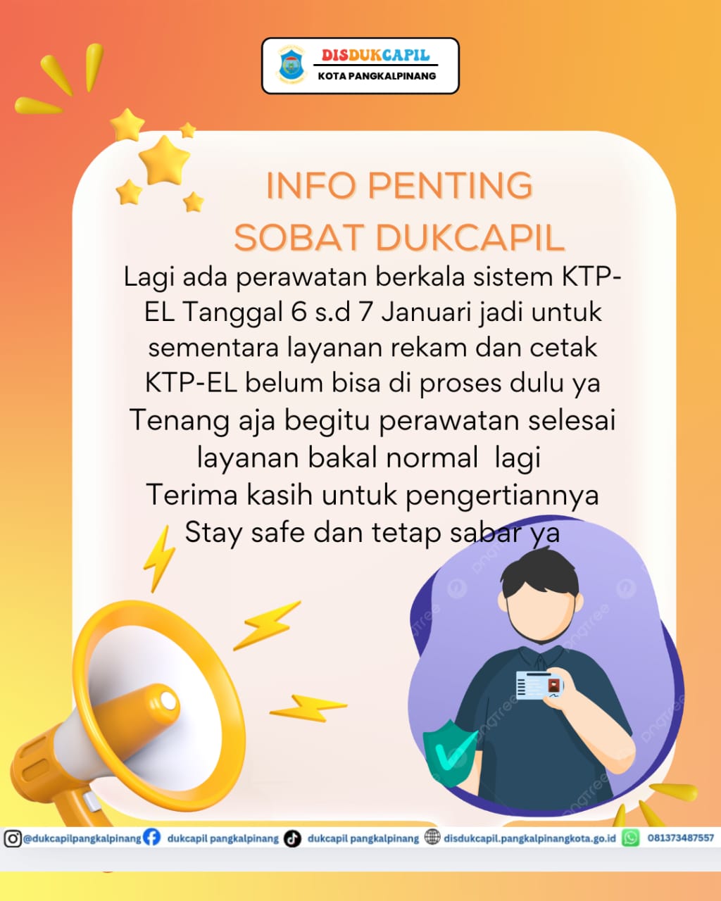 Banner Ucapan Tahun Baru 2026