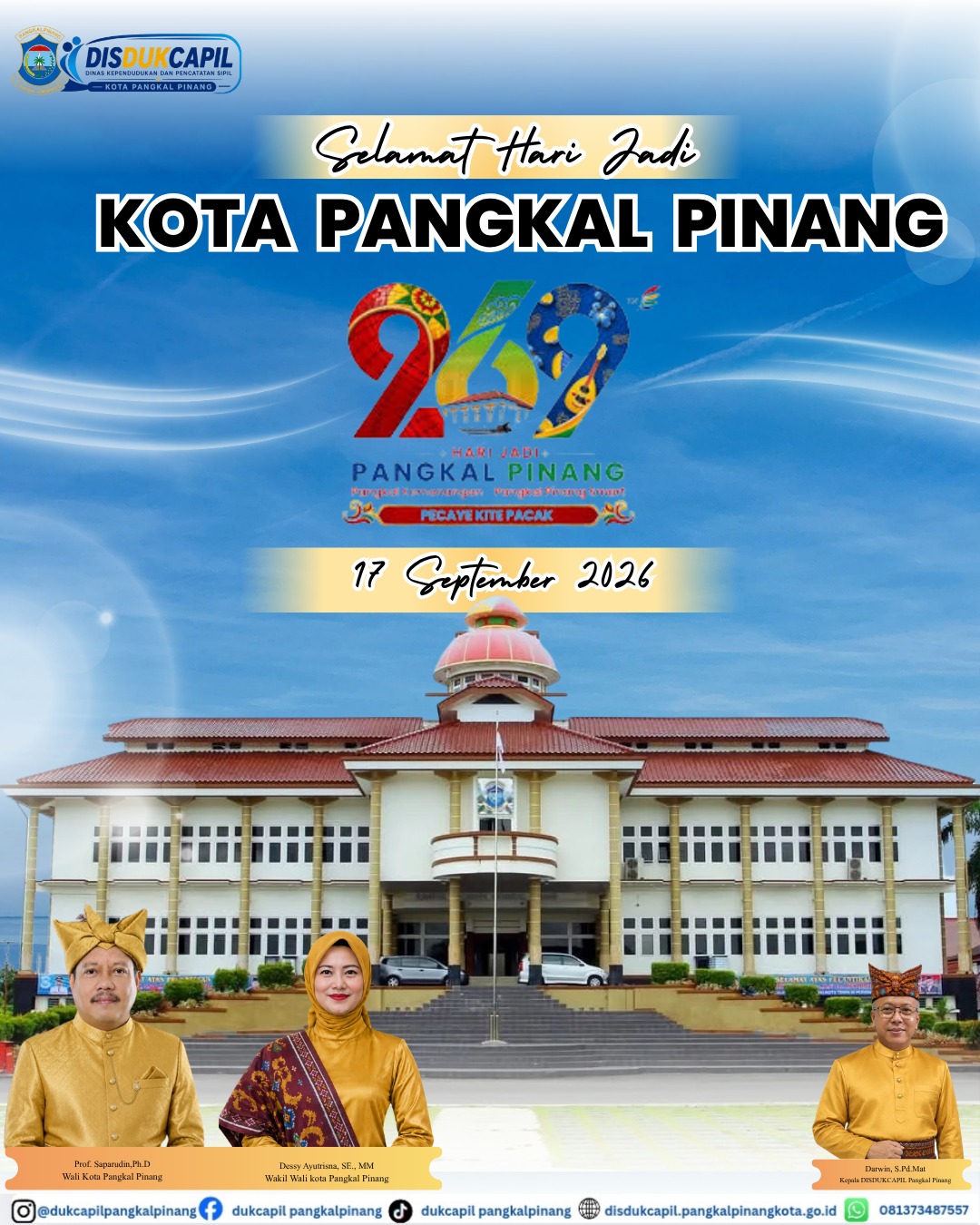 Informasi Ucapan HUT PKP Ke 269